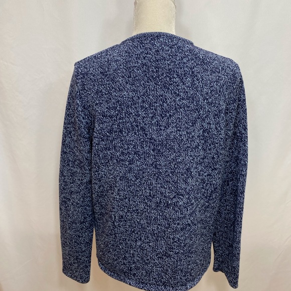 L.L. Bean Sweaters Llbean Blue Cotton Cardigan Sweater Womens Large